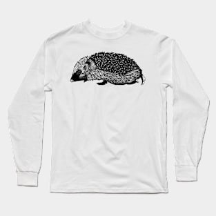 Drawing of a hedgehog Long Sleeve T-Shirt